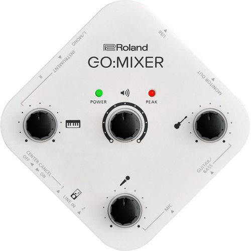 Mixer de Áudio Roland para Smartphones Go Mixer