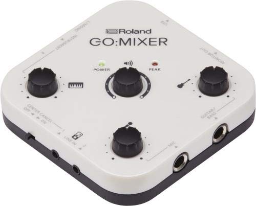 Mixer para Smartphone Roland GOMIXER 8 Entradas 2 Saídas de Canais Alimentação Via USB