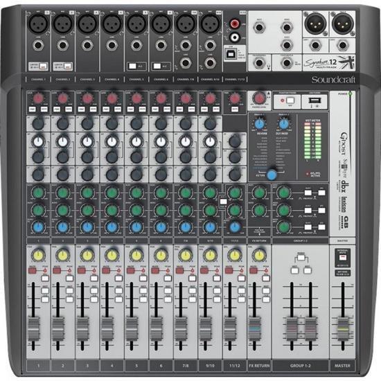Mixer Soundcraft 12C Signature 12 MTK - Alba Eletronicos