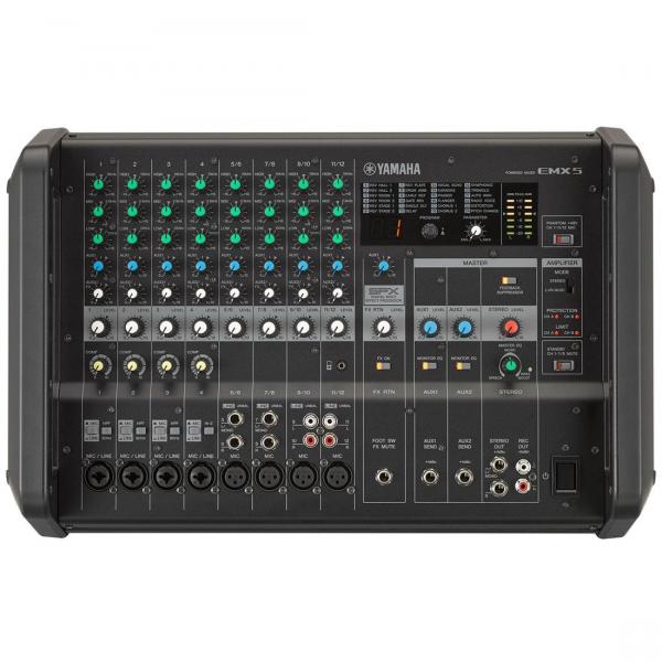Mixer Yamaha Emx5 Analogico - 12 Canais
