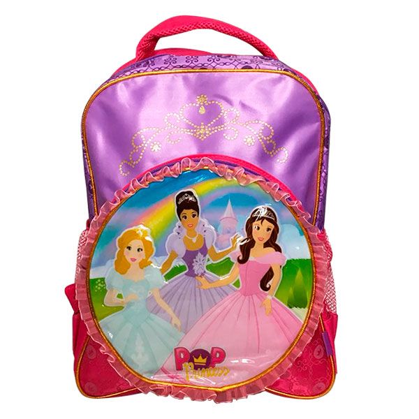 Mochila Escolar Princesas Disney Infantil - Camp
