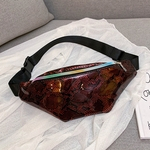 Moda feminina Serpentine Zipper Messenger Bag Peito Bag cintura Bag Phone Bag