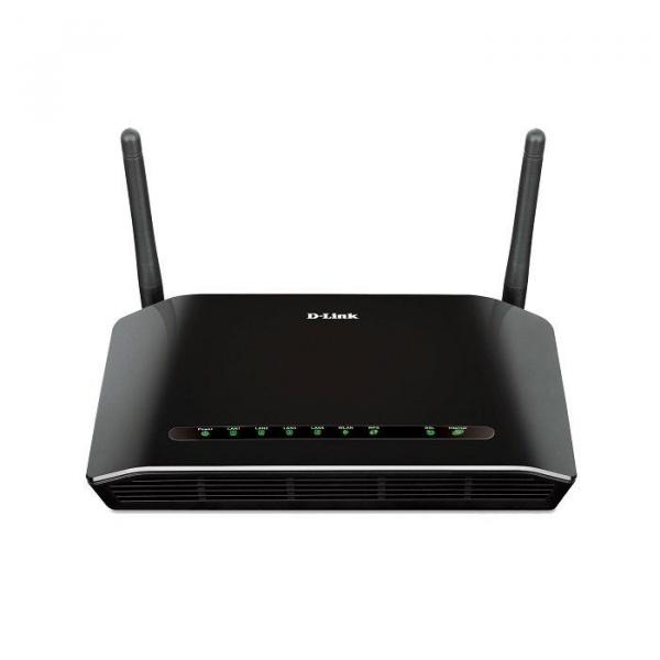 Modem Roteador Wireless N (Wi-Fi) D-Link ADSL2+ 300 Mbps - DSL-2740E