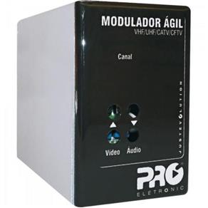 Modulador Ágil Vhf/Uhf/Catv/Cftv Pqmo-2600 Proeletronic
