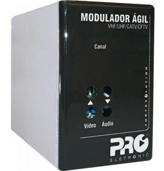 Modulador Ágil Vhf/uhf/catv/cftv Pqmo-2600b Proeletronic
