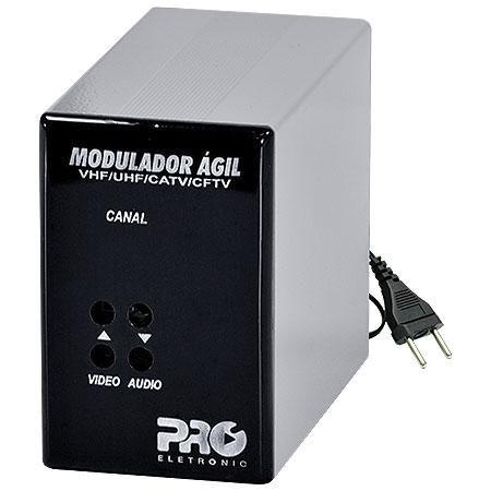 Modulador Agil Vhf Uhf Catv Cftv Proeletronic Pqmo2600