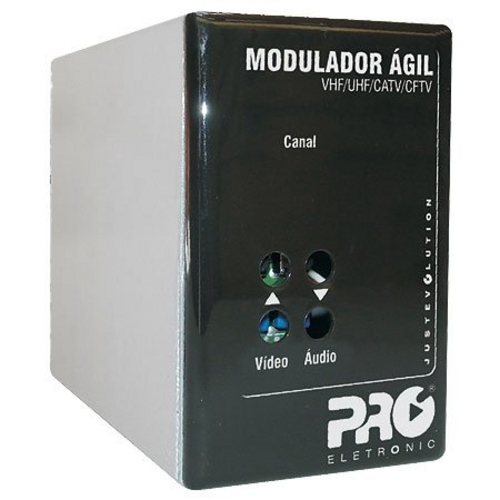 Modulador Proeletronic Ágil Vhf Uhf Catv Cftv PQMO- 2600B