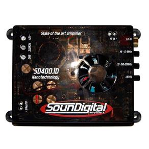 Módulo Amplificador de Som Automotivo SOUNDIGITAL SD400.1D 2 OHMS