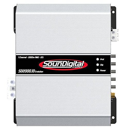 Módulo Amplificador Digital Soundigital Sd2000.1d Evo - 1 Canal - 2400 Watts Rms - 1 Ohm
