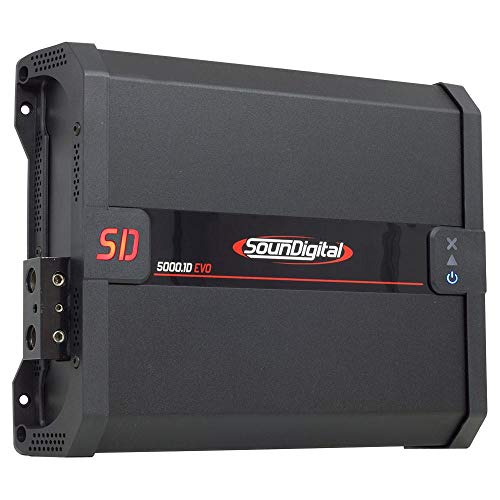 Módulo Amplificador Digital Soundigital Sd5000.1d Evolution - 1 Canal - 5700 Watts Rms - 1 Ohm