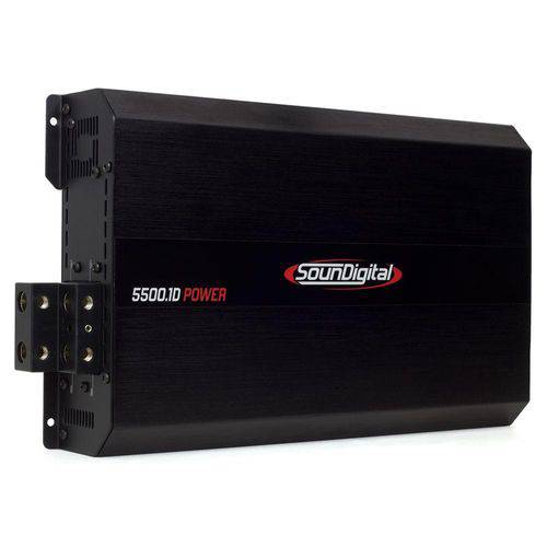 Módulo Amplificador Digital SounDigital SD5500.1D Power - 1 Canal - 5500 Watts RMS - 1 Ohm