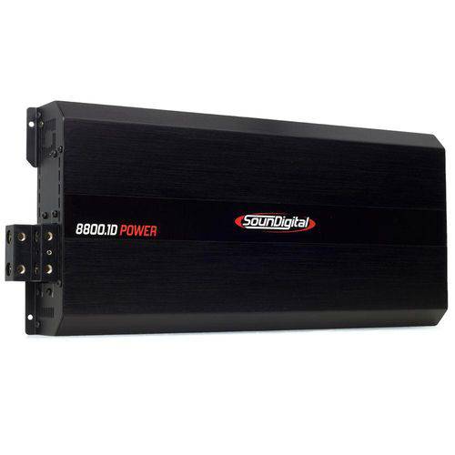 Módulo Amplificador Digital SounDigital SD8800.1D Power - 1 Canal - 8800 Watts RMS - 1 Ohm