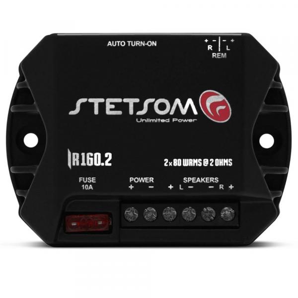 Módulo Amplificador Digital Stetsom Iron Line IR160.2 160W Rms 2 Canais 2 Ohms