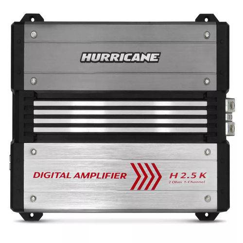 Módulo Amplificador Hurricane H 2.5K Digital 2500W Rms 1 Canal 2 Ohms + Cabo Rca Stetsom 5M 2mm
