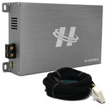 Módulo Amplificador Hurricane H1-DSP400.4 400W RMS 4 Canais 4 Ohms + Chicote Plug and Play Hyundai