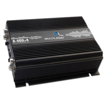 Módulo Amplificador Multilaser A-400x4 - 4x 100W RMS - 2 Ohms