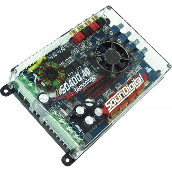 Módulo Amplificador Sd400.4D 4X100w Rms 2Ohms Soundigital