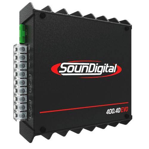 Módulo Amplificador Sd400.4d Evo Ii 4 Canais Soundigital Linha Black