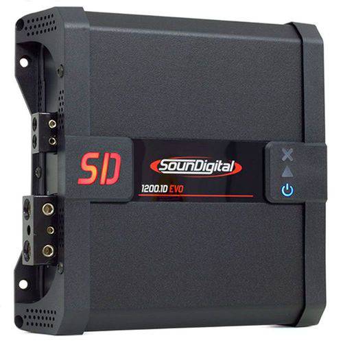 Módulo Amplificador Sondigital SD1200.1D2 EVO 2.1 1200W Rms 2 Ohms 1 Canal