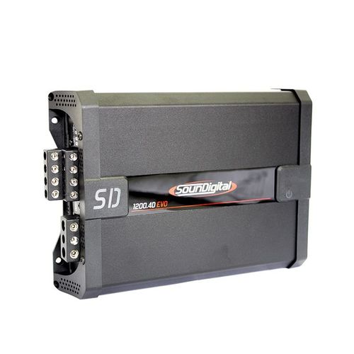 Módulo Amplificador Sondigital SD1200.4D EVO 2.1 1200W Rms 2 Ohms 4 Canal