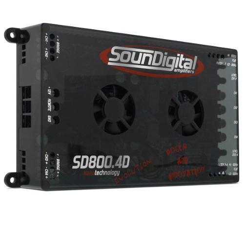 Modulo Amplificador Soundigital Evo2 Sd800.4d 2x400w 2ohms
