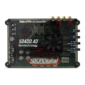 Módulo Amplificador Soundigital SD400.4D - 400W RMS, 4 Canais, 2 Ohms
