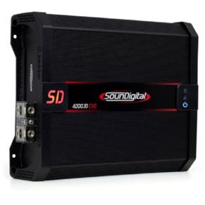 Módulo Amplificador Soundigital SD4000.1D EVO II Black 1 Canal