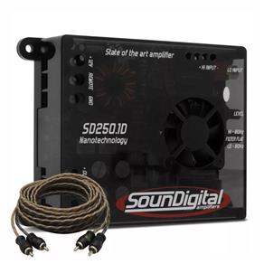 Modulo Amplificador Soundigital SD250.1d 250w + Cabo Rca