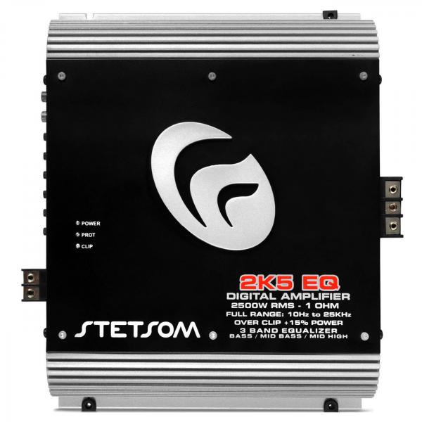 Módulo Amplificador Stetsom 2K5 EQ 2500W RMS 1 Ohm Mono com Crossover - Stetsom