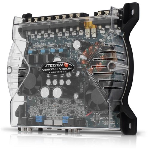 Módulo Amplificador Stetsom Vision Vs600.4, Digital, 4x 150w Rms