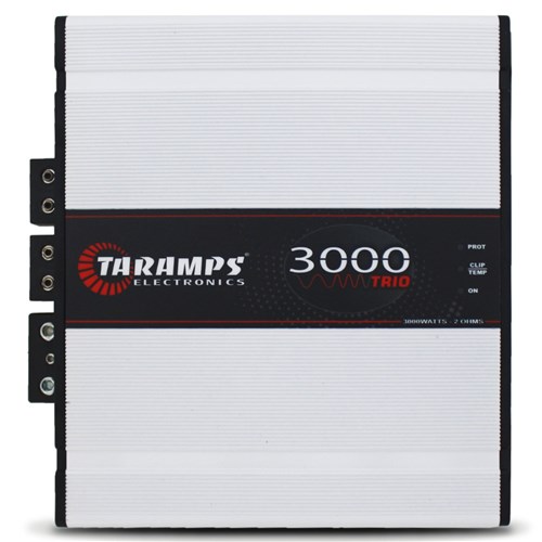 Modulo Amplificador Taramps 3000 Rms 3000 Trio Mono Stereo 2 Canais Digital 2 Ohms 4 Ohms Classe D Crossover