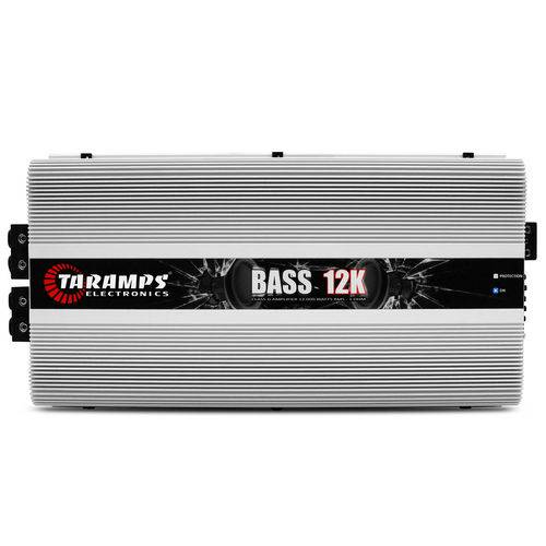Módulo Amplificador Taramps Bass 12K 12000W Rms 1 Canal 1 Ohm Classe D + Cabo Rca Stetsom 5M 2mm²