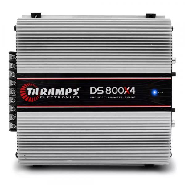 Módulo Amplificador Taramps DS 800X4 800W RMS 4 Canais Digital Classe D 2 OHMS