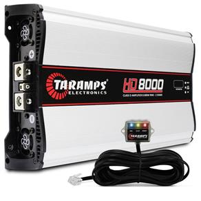Módulo Amplificador Taramps HD8000 8000W RMS 2 Ohms 1 Canal + Monitorador Led