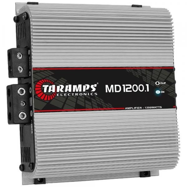Módulo Amplificador Taramps MD1200.1 Canal Digital 1200Wrms 1, 2 ou 4 Ohms