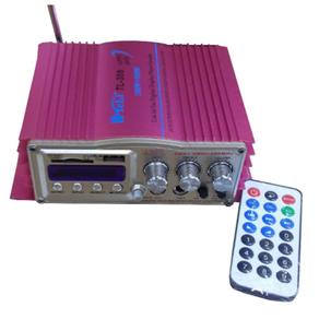 Modulo Amplificador USB 2 Canais com Karaoke Radio FM e MP3