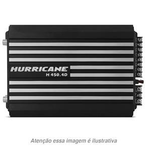 Modulo Hurricane H 4504D 4X113W Rms 2Ohms com Crossover 4 Canais Amplificador Potencia