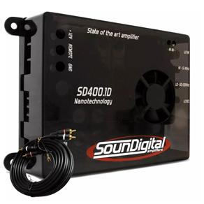 Modulo Soundigital Sd400.1d 400w Rms 1 Canal 1 Ohm Mono Rca