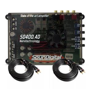Modulo Soundigital Sd400.4d Sd400 Sd 400.4 400w Rms 4 Canais