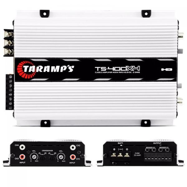 Modulo Taramps 400 Rms Ts-400x4 Mini Digital 4 Canais Stereo