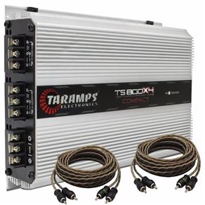 Modulo Taramps Ts-800x4 Compact Amplificador 800w 4 Canais + 2 RCA 300