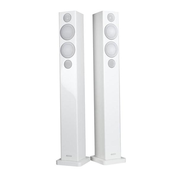 Monitor Audio Radius 270 - Par de Caixas Acústicas Torre 3-vias 150Watts 4" Branco Laqueado