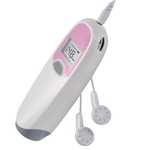 Monitor De Batimento baby doppler Sem Radiação Monitor pré-natal livre de radiação da pulsação do coração de 2.0MHz Fetal com paine Monitor de Freqüência Cardíaca do Bebê