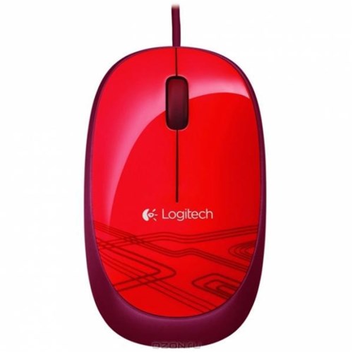 Mouse com Fio Logitech M105 Vermelho