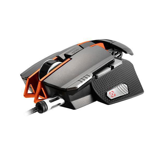 Mouse Cougar 700m Superior USB de 12.000dpi - Preto/laranja