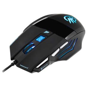 Mouse Gamer Black Hawk OM-703 Preto/Azul Fortrek