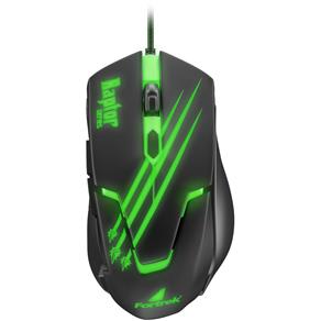Mouse Gamer USB Raptor Om-801 Preto/verde Fortrek