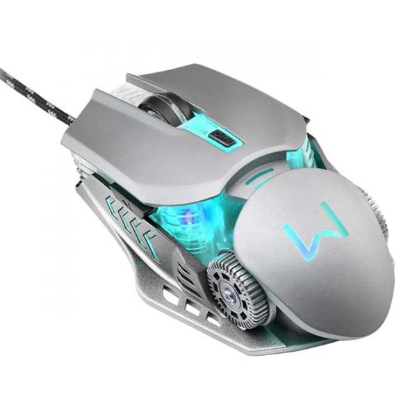 Mouse Gamer Warrior MO268 RGB 3200Dpi Grafite