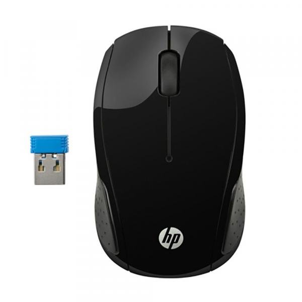 Mouse HP Sem Fio USB X200 OMAN 3 Botoes Preto
