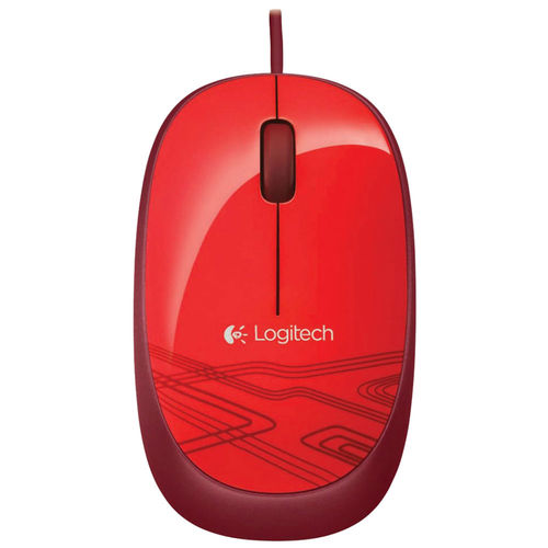 Mouse Logi Tech M105 USB Vermelho